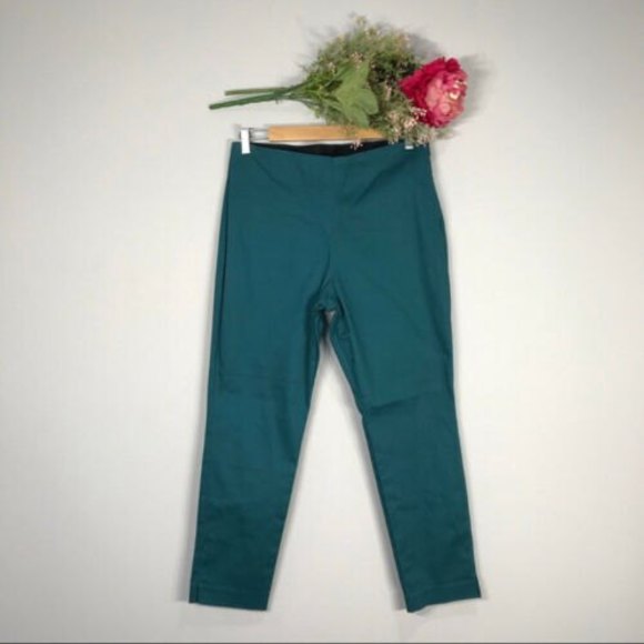 NWT Old Navy Wow Pants High Waist Pull On Canopy Teal Size 6 - Picture 2 of 5